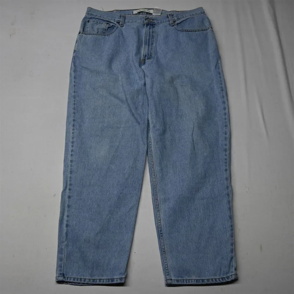 Levis 38x30 560‎ Comfort Fit Loose Tapered Light Stonewashed Mens Denim Jeans